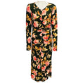 Load image into Gallery viewer, Cara Cara Olive Green / Pink Multi Floral Printed Midi Dress