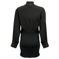 Load image into Gallery viewer, Prada Black Long Sleeved Silk Cady and Wool Knit Mini Dress