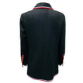 Load image into Gallery viewer, Gucci Navy / Red / Blue Trimmed Wool Tweed Jacket with Gold Buttons