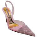 Load image into Gallery viewer, Alexandre Vauthier Azalea Pink PVC Raquel Slingback Pumps with Crystal Embellishments