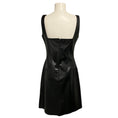 Load image into Gallery viewer, Loewe Vintage Black Sleeveless Leather Midi Dress