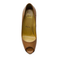 Load image into Gallery viewer, Christian Louboutin Nude Patent Leather Open Toe Pump