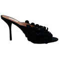 Load image into Gallery viewer, Alaia Black Suede Confetti Mules