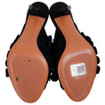 Load image into Gallery viewer, Alaia Black Suede Confetti Mules