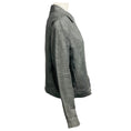 Load image into Gallery viewer, Fabiana Filippi Dark Grey Button Front Linen Jacket