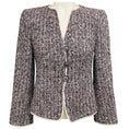 Load image into Gallery viewer, Armani Collezioni Pink Multi Tweed Jacket with Organza Trim