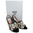 Load image into Gallery viewer, Moschino Maxi Crystal Slingback Sandals