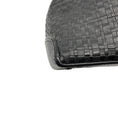 Load image into Gallery viewer, Perrin Paris Black Woven Leather Satchel Top Handle Bag