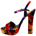 Load image into Gallery viewer, Dolce & Gabbana Multi Floral Platform Sandals