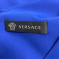 Load image into Gallery viewer, Versace Royal Blue 2011 Sleeveless V-Neck Crepe Midi Dress