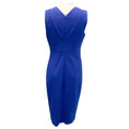 Load image into Gallery viewer, Versace Royal Blue 2011 Sleeveless V-Neck Crepe Midi Dress