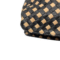Load image into Gallery viewer, Bottega Veneta Vintage Black / Tan Intrecciato Woven Leather Shoulder Bag
