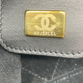 Load image into Gallery viewer, Chanel Black / Gold Hardware Chain Strap Leather Hobo Bag