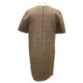 Load image into Gallery viewer, 3.1 Phillip Lim Brown Houndstooth Plaid Short Sleeved Wool Dress