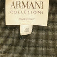 Load image into Gallery viewer, Armani Collezioni Light Blue / Black Striped Metallic Glitter Jacket