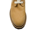 Load image into Gallery viewer, Peserico Amber Beige Nubuck Leather Combat Boots
