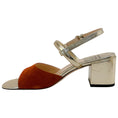 Load image into Gallery viewer, Laurence Dacade Brown / Gold Ginger Sandals