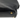 Load image into Gallery viewer, Tom Ford Black / Gold Zipper Detail Grained Leather Hobo Bag