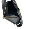 Load image into Gallery viewer, Tom Ford Black / Gold Zipper Detail Grained Leather Hobo Bag