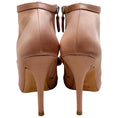 Load image into Gallery viewer, Laurence Dacade Champagne Satin Peep Toe Booties with Bow