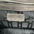 Load image into Gallery viewer, Roger Vivier Grey / Black Patent Leather Trimmed Suede Tote Handbag
