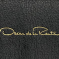 Load image into Gallery viewer, Oscar de la Renta Black Genuine American Alligator Skin Leather Wide Belt