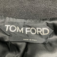 Load image into Gallery viewer, Tom Ford Black Wool and Lamb Leather Coat