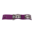 Load image into Gallery viewer, Hermes Purple / Silver Palladium Hardware Collier de Chien CDC Leather Bracelet

