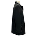 Load image into Gallery viewer, Tom Ford Black Wool and Lamb Leather Coat