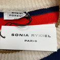 Load image into Gallery viewer, Sonia Rykiel Ivory / Red / Blue Striped Cashmere Knit Pullover Sweater