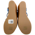 Load image into Gallery viewer, K.Jacques Cobalt Blue Suede Gukara Criss Cross Cork Wedge Sandals
