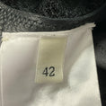 Load image into Gallery viewer, Alexander McQueen Black Lace Trimmed Lamb Leather Blazer