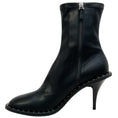 Load image into Gallery viewer, Stella McCartney Black Leather Ryder Stretch Boots with Studs