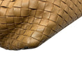 Load image into Gallery viewer, Bottega Veneta Tan Intrecciato Woven Leather Double Top Handle Tote Handbag with Shoulder Strap
