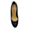 Load image into Gallery viewer, Chanel Black / Silver CC Logo Quilted Leather Pumps