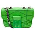 Load image into Gallery viewer, MCM Light Green Leather Travia Crossbody Bag