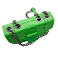 Load image into Gallery viewer, MCM Light Green Leather Travia Crossbody Bag