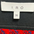 Load image into Gallery viewer, Iro Red / Blue Quilombe Metallic Frayed Tweed Blazer Jacket