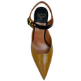 Load image into Gallery viewer, Laurence Dacade Camel / Black Leather Kane Ankle Strap Pumps