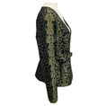 Load image into Gallery viewer, Gucci Olive Green / Black Runway Python Print Blazer Jacket with Belt