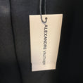 Load image into Gallery viewer, Alexandre Vauthier Black Satin Open Jacket with Belt