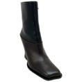 Load image into Gallery viewer, Loewe Black / Brown Leather Onda 90 Booties