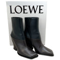 Load image into Gallery viewer, Loewe Black / Brown Leather Onda 90 Booties