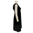 Load image into Gallery viewer, Burberry Black Sleeveless Velvet Dress