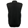 Load image into Gallery viewer, Prada Black Shearling Fur and Cashmere Knit Button Front Sweater Vest