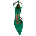 Load image into Gallery viewer, Laurence Dacade Green Suede Faye Pumps