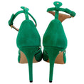 Load image into Gallery viewer, Laurence Dacade Green Suede Faye Pumps