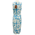 Load image into Gallery viewer, Etro Light Blue / White Paisley Print Sleeveless Midi Dress