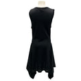 Load image into Gallery viewer, Burberry Black Draped Sleeveless Knit Dress