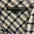 Load image into Gallery viewer, Veronica Beard Jeans Off White / Navy Sherry Plaid Mini Dress
